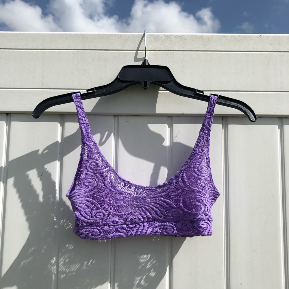 Lavender Lace Sports Bra Laina Rauma